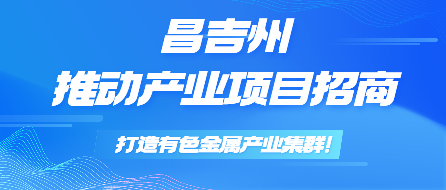 昌吉州推动产业项目招商，打造有色金属产业集群!